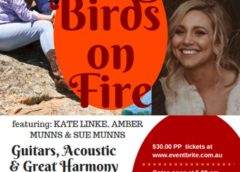 Promotional poster for Song Birds on Fire event