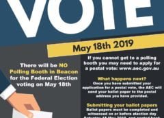 Vote in the May 2019 Federal Election poster