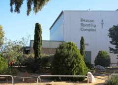 View of the Beacon Sporting Complex from the carpark