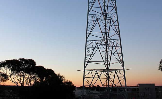 cropped photo of a Telstra tower