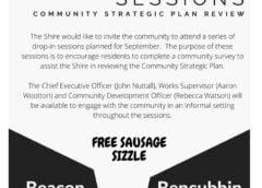 Mt Marshall community drop-in sessions leaflet