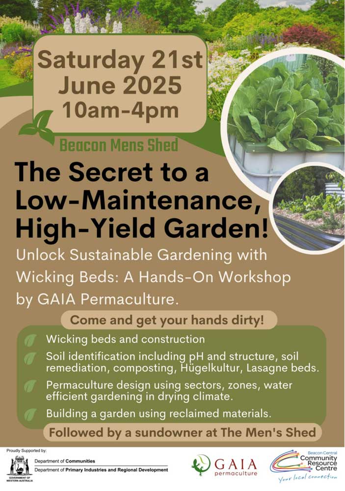 Wicking bed Workshop
